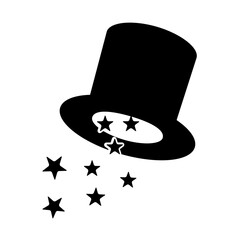 magic wand icon, magic hat icon
