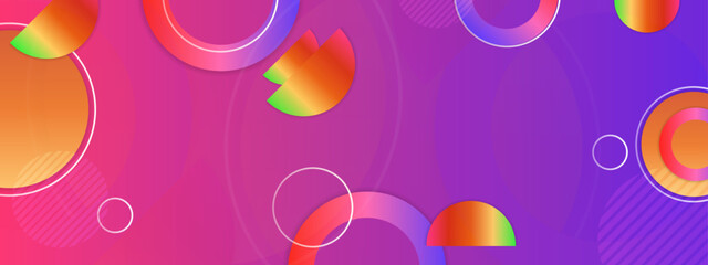 Vector colorful colourful abstract geometric shapes background