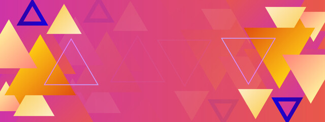 Vector shapes banner colorful colourful abstract geometric background