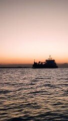Obraz premium boat on the sea