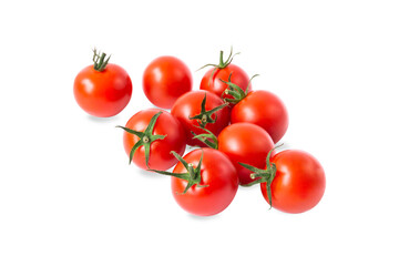 Fresh tomatoe isolated on white background, Raw food