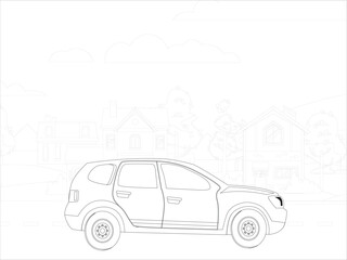 vehicles coloring book for kids