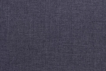 Fototapeta na wymiar Dark grey linen fabric texture background, seamless pattern of natural textile.