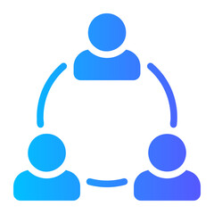 coordination gradient icon