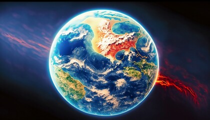 earth in space, Ai Generate 