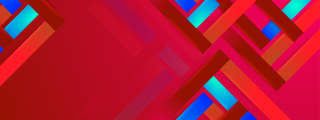 Fototapeta premium Vector geometric background banner colorful colourful abstract