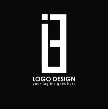 IB IB Logo Design, Creative Minimal Letter IB IB Monogram