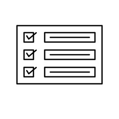 Planing business and finance icon with black outline style. cargo, destination, template, sign, graphic, black, art. Vector Illustration