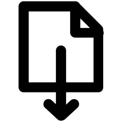 A well-designed icon of document verified 