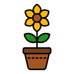 Flower Pot Icon