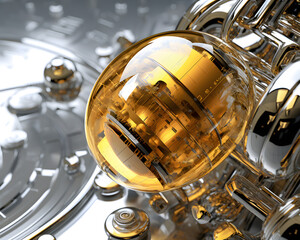 Abstract Medical Research Image