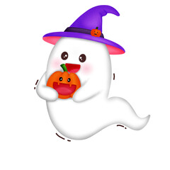 Ghost with hat