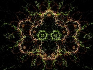Imaginatory fractal abstract background Image