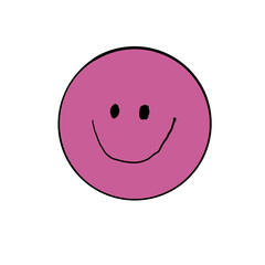 illustration of a smiling face