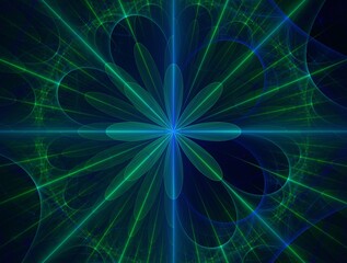 Imaginatory fractal abstract background Image