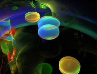 Imaginatory fractal abstract background Image