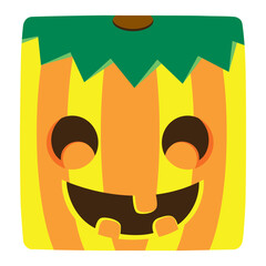 illustration of halloween jack o lantern