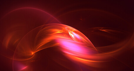 3D rendering abstract technology fractal background