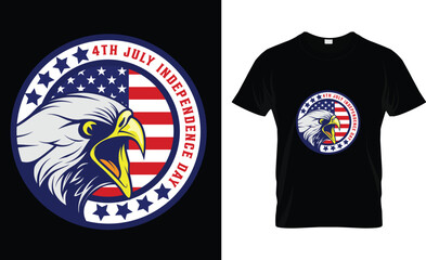 4th July independence day 2023 t-shirt Template