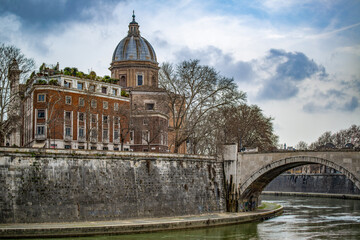 Fototapeta premium Le Tibre à Rome