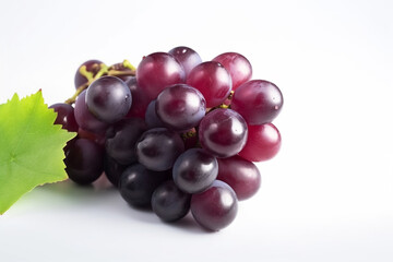 grape on white background