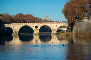 Pont sur le Tibre à Rome