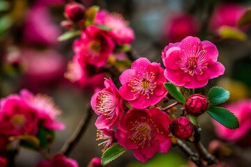 dingling blossoms blooming in the spring