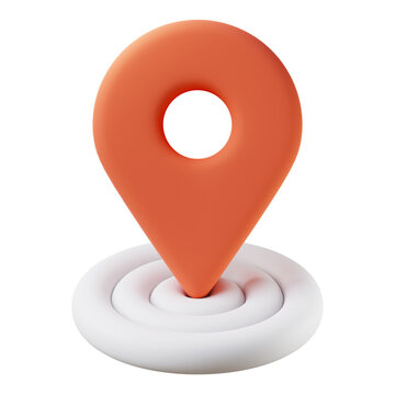 gps pin 3d icon