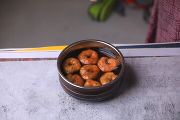 vada south indian famous breakfast tiffins closeup with selective focus and blur
