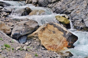 Bergbach, Weisstannental, Ostschweiz