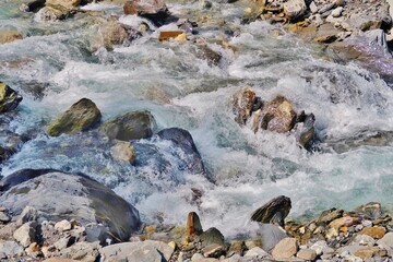 Bergbach, Weisstannental, Ostschweiz