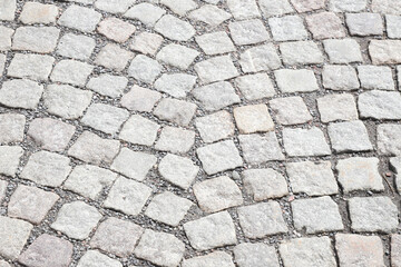 Cobblestone pavement