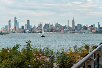 Naklejka premium New York city skyline. USA