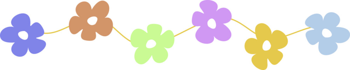 Flower Border Decoration Cute Decorative Flowers