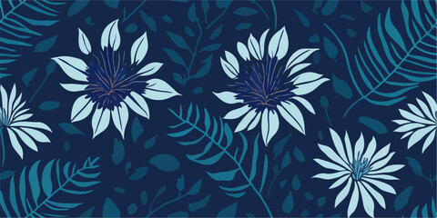 Fototapeta na wymiar Vintage-Inspired Aster Elegance: Classic Floral Design for Fabric
