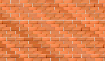 Brick wall background.Brick texture.Red brick background