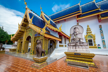 Wat Ban Den temple or Wat Den Sa Lee Si Muang Gan at Chiang Mai, Thailand