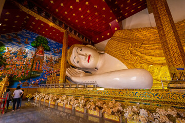 Wat Ban Den temple or Wat Den Sa Lee Si Muang Gan at Chiang Mai, Thailand