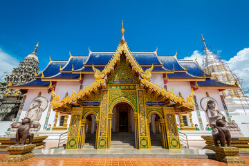 Wat Ban Den temple or Wat Den Sa Lee Si Muang Gan at Chiang Mai, Thailand
