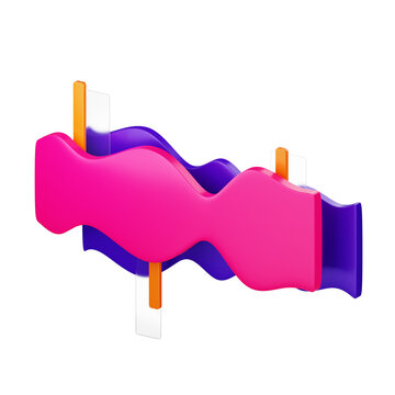 Charty - 3D Statistics, Charts, Diagram, Data Collection, Bar Diagrams Pie Chart Line Chart Types 3D Icon