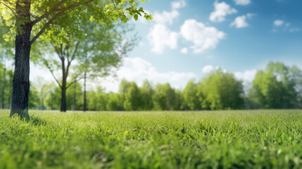 Obraz na płótnie Canvas Blur park garden tree in nature background