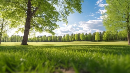 Obraz premium Blur park garden tree in nature background