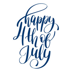 4th of july, independence day lettering,calligraphy