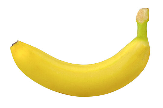 Fresh banana isolated on transparent background PNG image