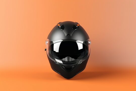 Motorcycle Helmet Mockup. Generate Ai