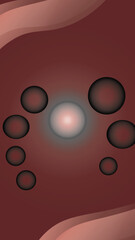 abstract background with bubbles, vector, design, illustration, business, backdrop, wallpaper, texture, decoration, technology, banner