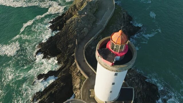 Phare Du Petit Minou Lighthouse During sunset