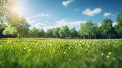 Obraz premium Blur park garden tree in nature background