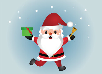 Santa Claus vector, Merry christmas 