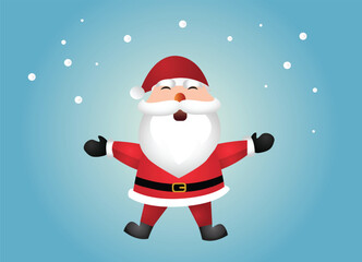 Santa Claus vector, Merry christmas vector